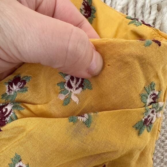 Tory Burch Pleated Embroidered Cotton Midi Dress - Picture 11 of 12